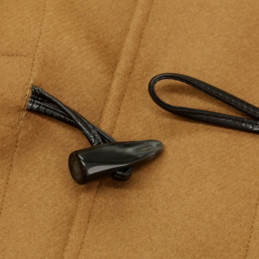 【中古】ティージャケット T-JACKET ウールナイロンカシミヤ ダッフルコート キャメルブラウン【 S 】【 状態ランクB 】【 メンズ 】