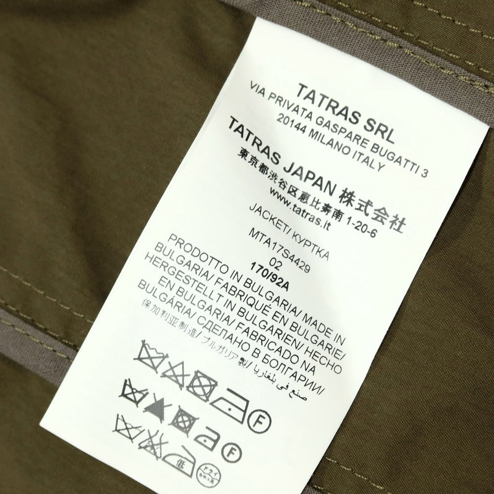 【中古】タトラス TATRAS コットンナイロン M-65 ミリタリージャケット オリーブ【 2 】【 状態ランクC 】【 メンズ 】 []