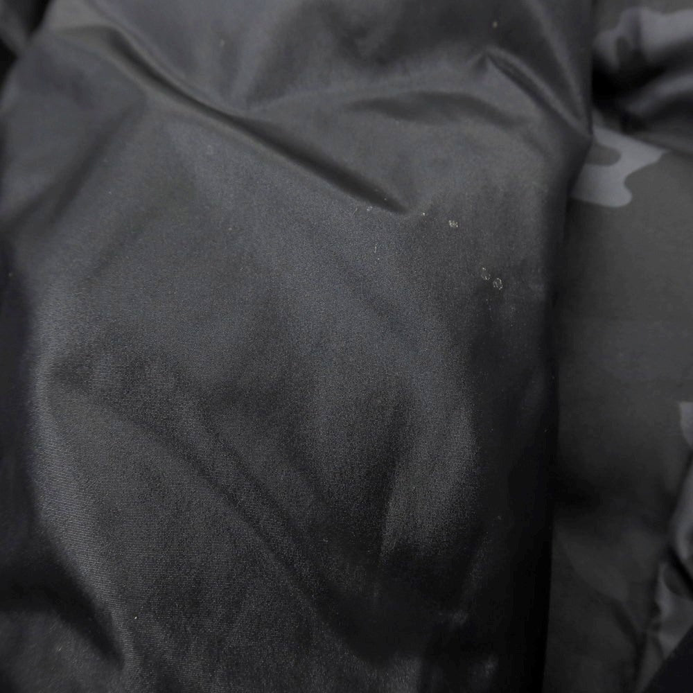 【中古】エーケーエム エイケイエム AKM ナイロン フーデッド ダウンジャケット ブルゾン ブラック【 M 】【 状態ランクB 】【 メンズ 】