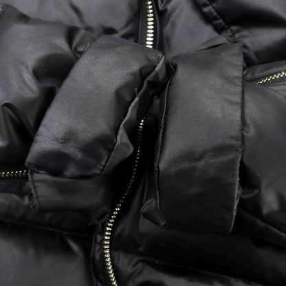 【中古】エーケーエム エイケイエム AKM ナイロン フーデッド ダウンジャケット ブルゾン ブラック【 M 】【 状態ランクB 】【 メンズ 】