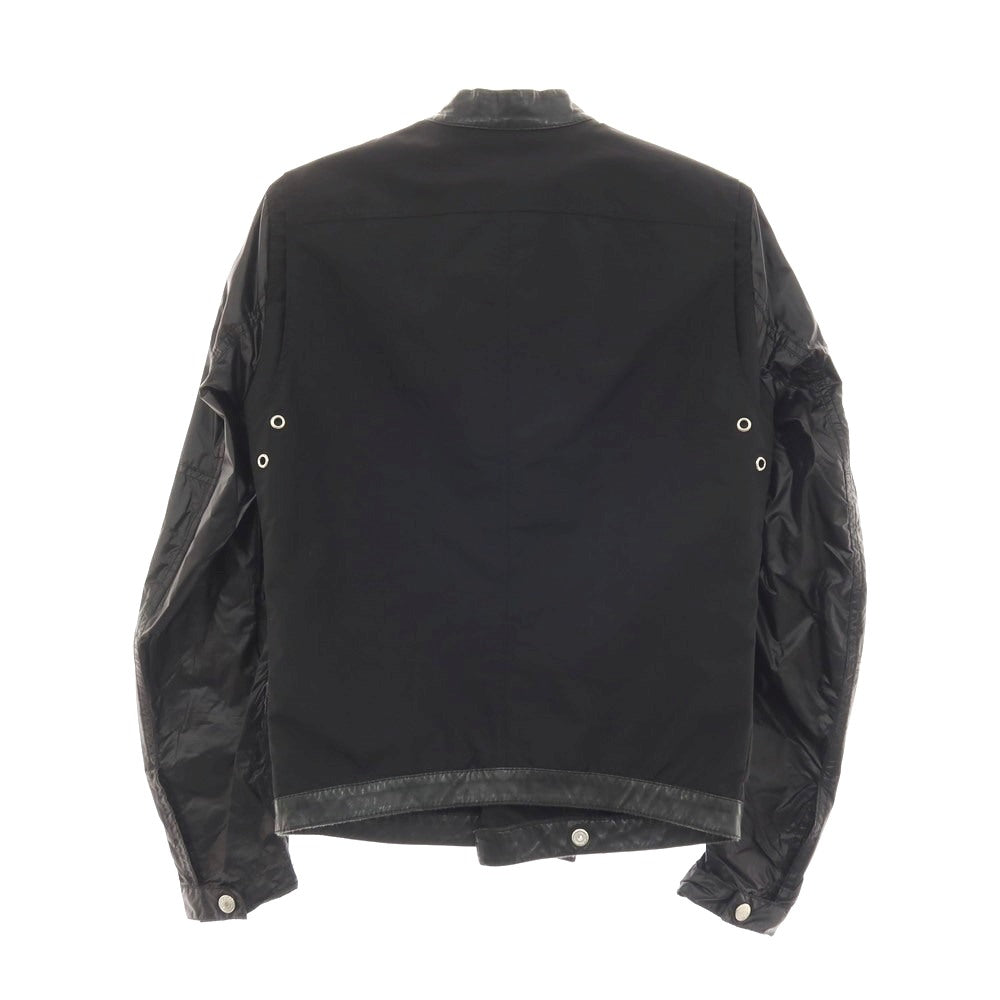 【中古】ディースクエアード DSQUARED2 ナイロンポリエステル ライダースジャケット ブラック【サイズ42】【 状態ランクC 】【 メンズ 】[BPD]