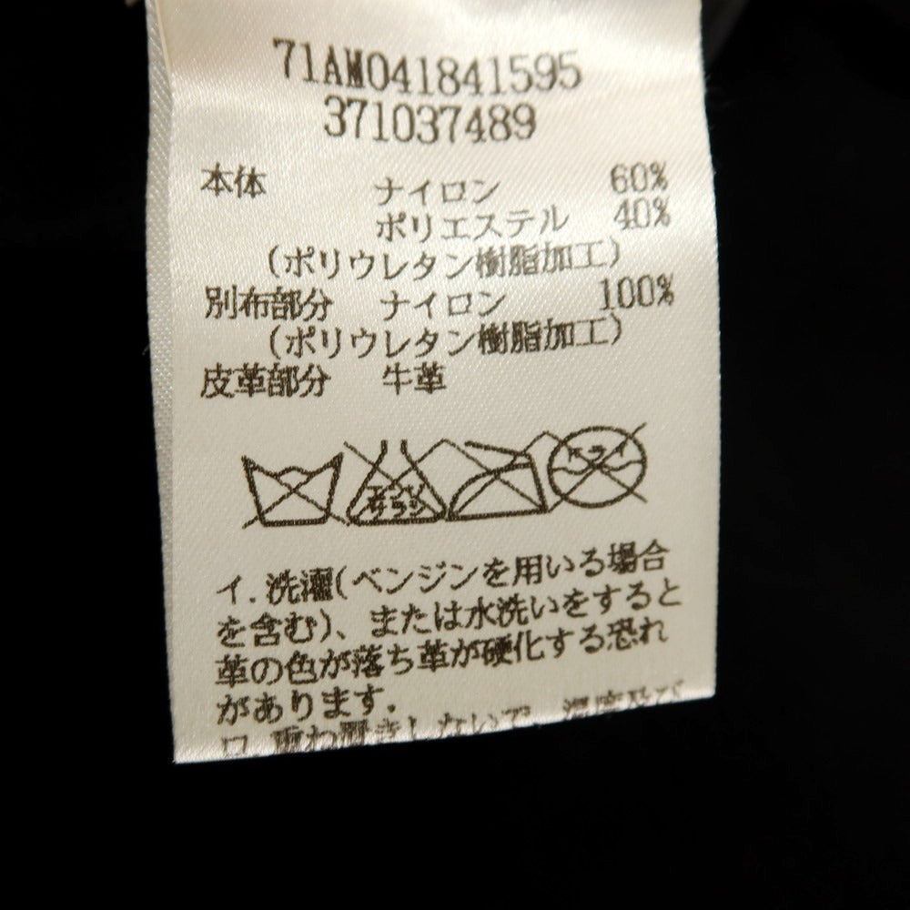 【中古】ディースクエアード DSQUARED2 ナイロンポリエステル ライダースジャケット ブラック【サイズ42】【 状態ランクC 】【 メンズ 】[BPD]