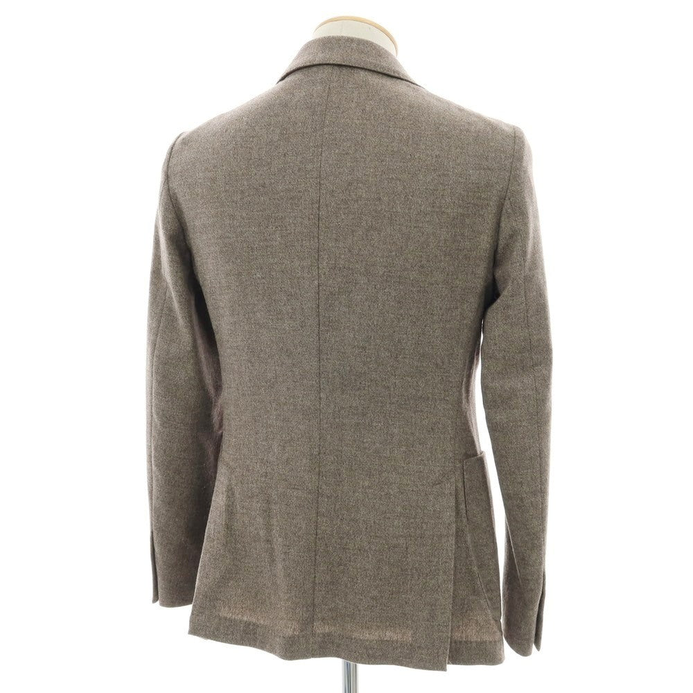【中古】イレブンティ eleventy ストレッチ ウールナイロン 2B テーラードジャケット アッシュブラウン系【 44 】【 状態ランクD 】【 メンズ 】