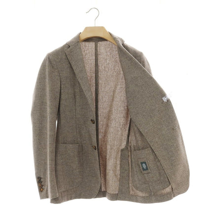 【中古】イレブンティ eleventy ストレッチ ウールナイロン 2B テーラードジャケット アッシュブラウン系【 44 】【 状態ランクD 】【 メンズ 】