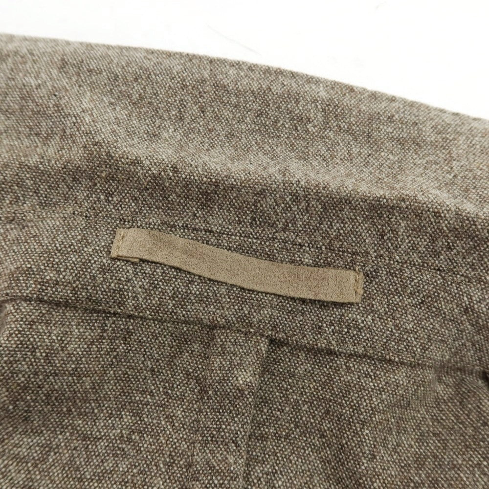 【中古】イレブンティ eleventy ストレッチ ウールナイロン 2B テーラードジャケット アッシュブラウン系【 44 】【 状態ランクD 】【 メンズ 】