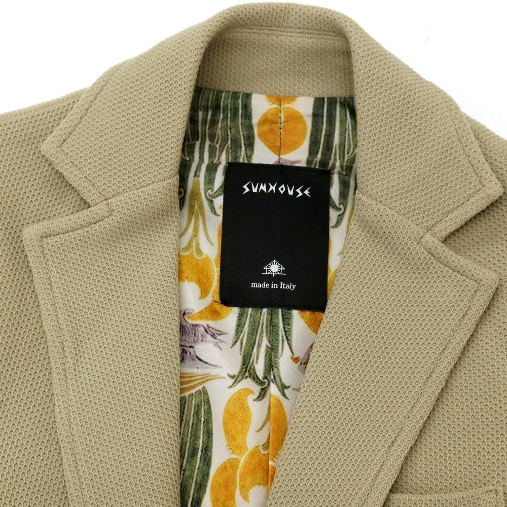 【中古】サンハウス SUN HOUSE コットンナイロン 2B カジュアルジャケット ライトオリーブ【サイズ44】【 状態ランクB 】【 メンズ 】