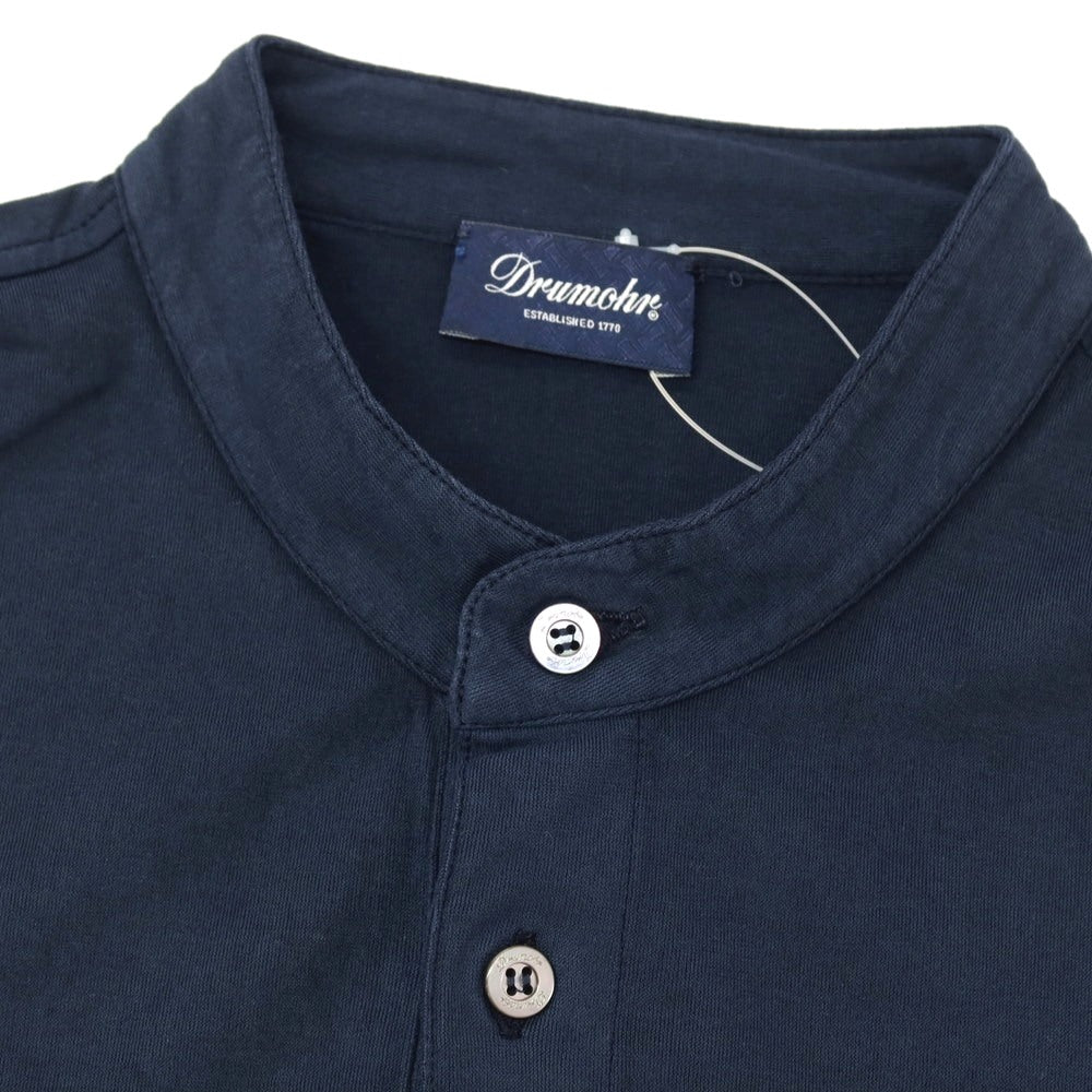 【中古】ドルモア DRUMOHR コットン 半袖Ｔシャツ ネイビー【 S 】【 状態ランクC 】【 メンズ 】[APD]