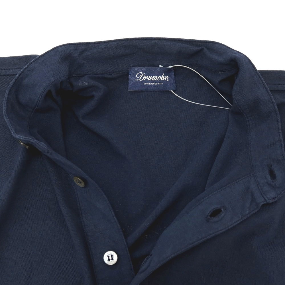 【中古】ドルモア DRUMOHR コットン 半袖Ｔシャツ ネイビー【サイズS】【 状態ランクC 】【 メンズ 】
