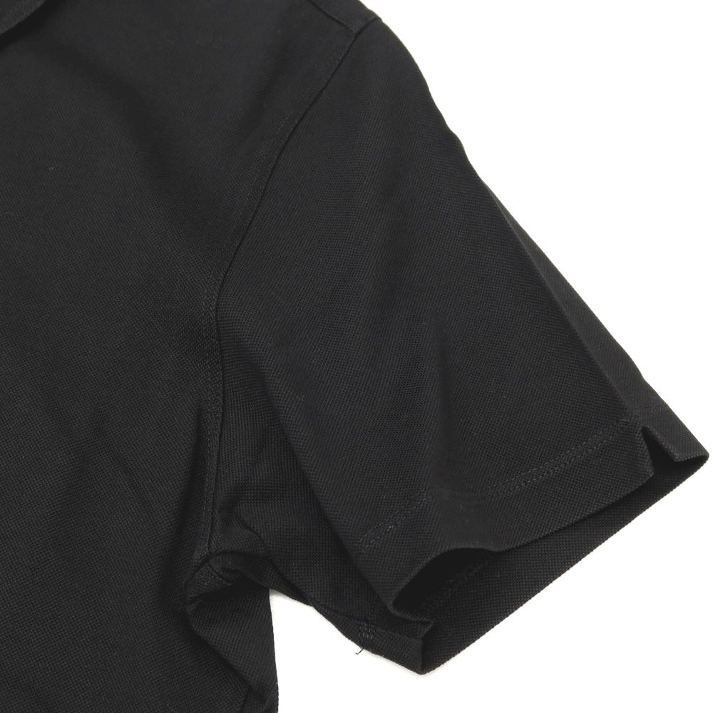 【中古】エポカウォモ EPOCA UOMO 鹿の子調コットン 半袖ポロシャツ ブラック【 サイズ46 】【 状態ランクB 】【 メンズ 】 [BPD]