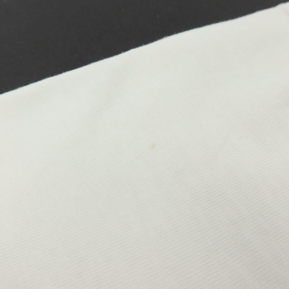 【中古】ルイジ ボレッリ Luigi Borrelli コットン クルーネック 半袖Ｔシャツ オフホワイト【サイズS】【 状態ランクC 】【 メンズ 】 [APD]