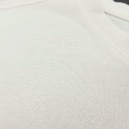 【中古】ルイジ ボレッリ Luigi Borrelli コットン クルーネック 半袖Ｔシャツ オフホワイト【サイズS】【 状態ランクC 】【 メンズ 】 [APD]