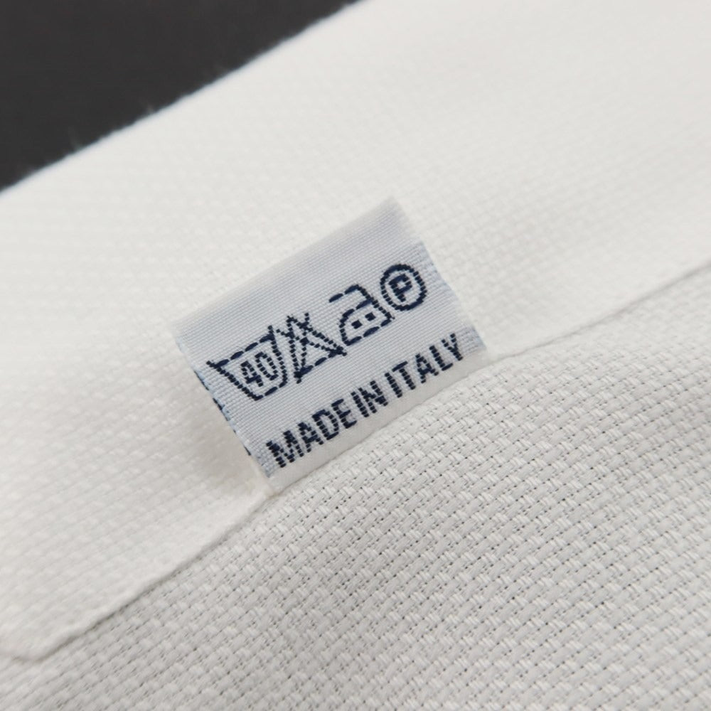 【中古】ボリエッロ BORRIELLO コットン ワイドカラー ドレスシャツ ホワイト【 37 】【 状態ランクC 】【 メンズ 】