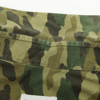 【中古】エリコフォルミコラ ERRICO FORMICOLA コットン カモフラ ボタンダウン カジュアルシャツ グリーン系【 37 】【 状態ランクC 】【 メンズ 】