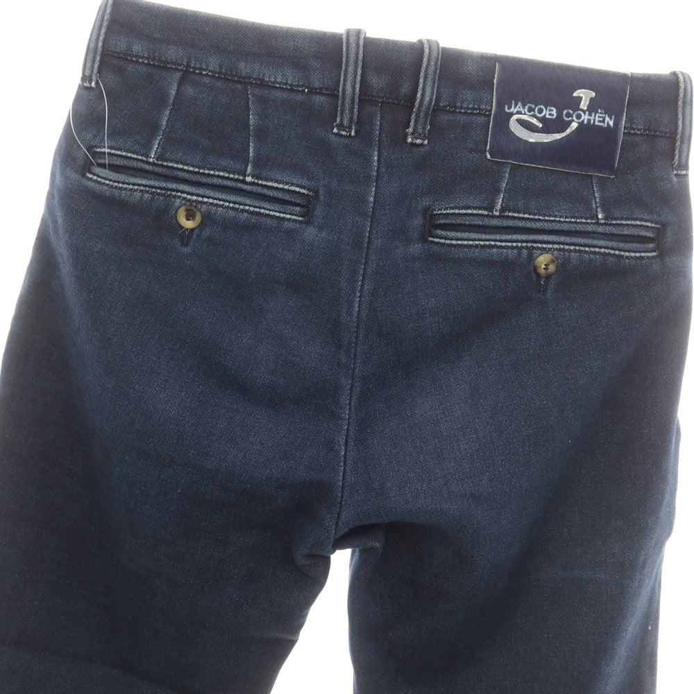 【中古】ヤコブコーエン JACOB COHEN J643 H COMF ストレッチ コットン ジョガーパンツ ネイビー【 29 】【 状態ランクC 】【 メンズ 】