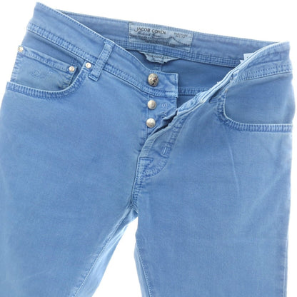 【中古】ヤコブコーエン JACOB COHEN PW622 COMF ストレッチ コットン デニムパンツ ライトブルー【 29 】【 状態ランクC 】【 メンズ 】