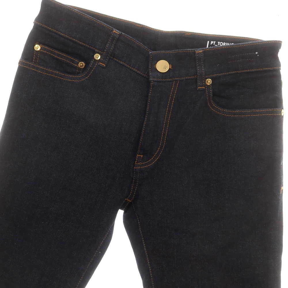 【中古】ピーティートリノ デニム PT TORINO DENIM ROCK ストレッチ コットンポリエステル デニムパンツ ジーンズ ネイビー【サイズ29】【 状態ランクA 】【 メンズ 】[BPD]