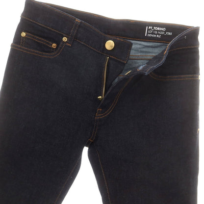 【中古】ピーティートリノ デニム PT TORINO DENIM ROCK ストレッチ コットンポリエステル デニムパンツ ジーンズ ネイビー【 29 】【 状態ランクA 】【 メンズ 】