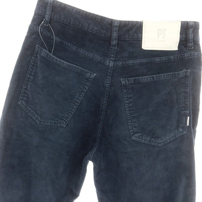 【中古】ピーティートリノ デニム PT TORINO DENIM BAND ストレッチ コットン 細畝 コーデュロイパンツ ネイビー【 30 】【 状態ランクC 】【 メンズ 】