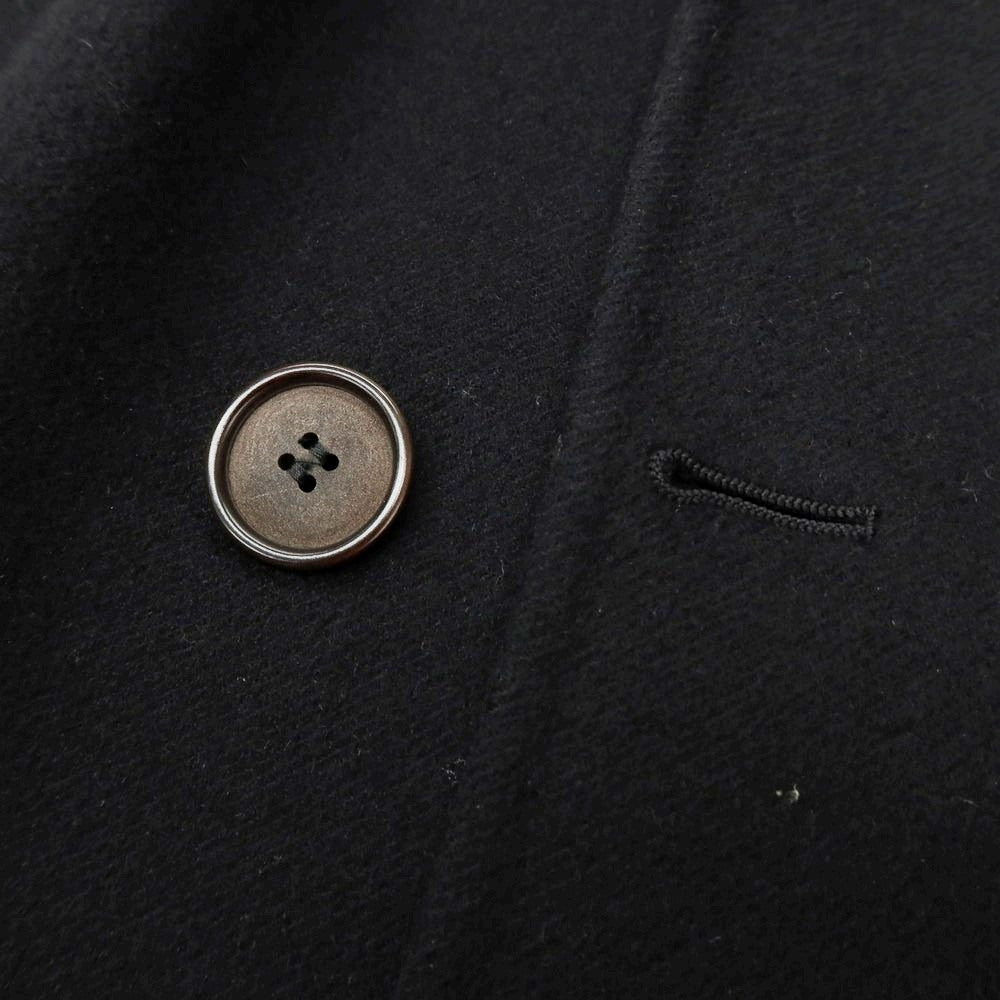 【中古】ジョルジオアルマーニ GIORGIO ARMANI カシミヤ チェスターフィールドコート ブラック【 サイズ46 】【 状態ランクB 】【 メンズ 】 [APD]