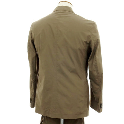 【中古】ジルサンダー JIL SANDER コットン 2つボタンスーツ セットアップ カーキ【サイズ46/46】【 状態ランクD 】【 メンズ 】