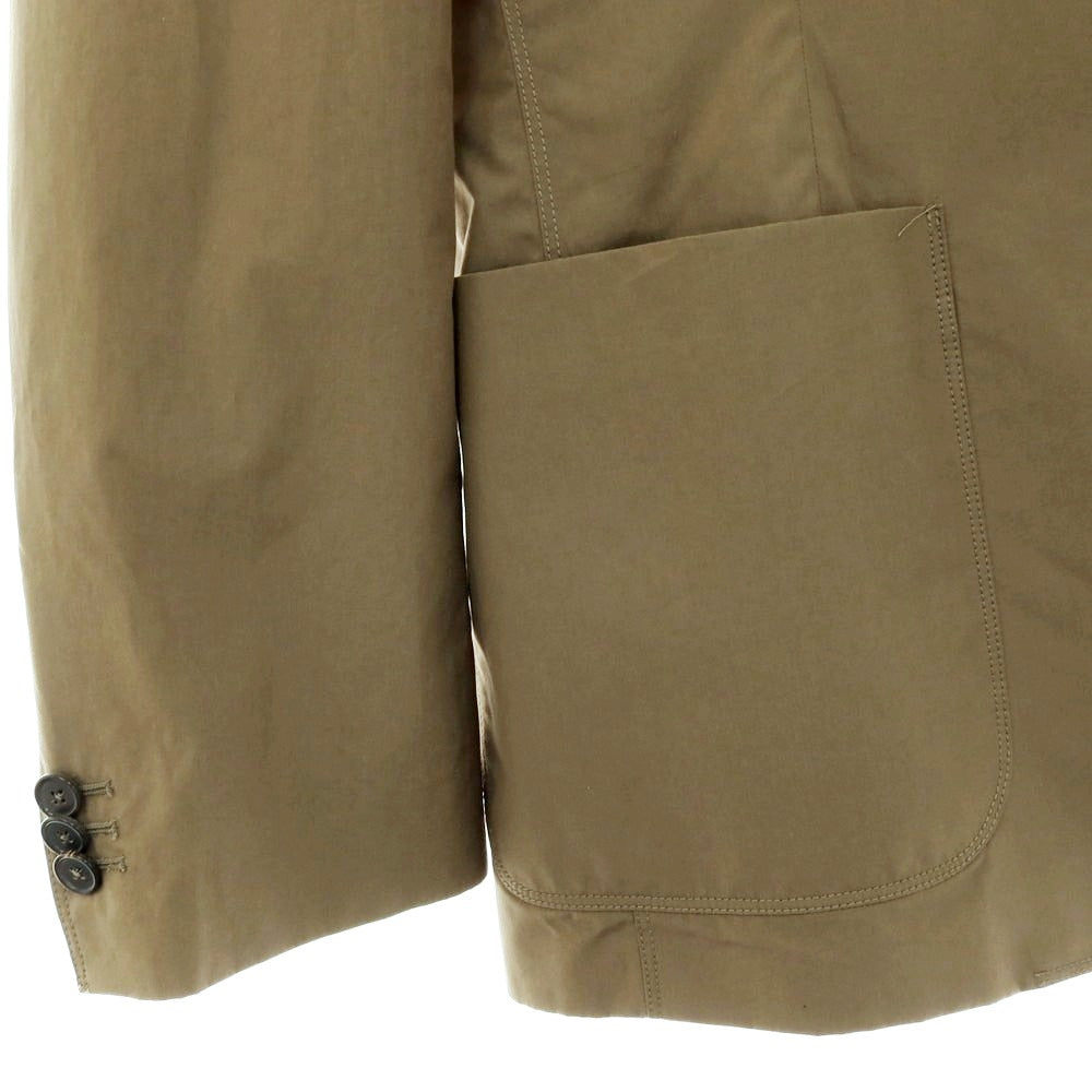 【中古】ジルサンダー JIL SANDER コットン 2つボタンスーツ セットアップ カーキ【 サイズ46/46 】【 状態ランクD 】【 メンズ 】 [BPD]
