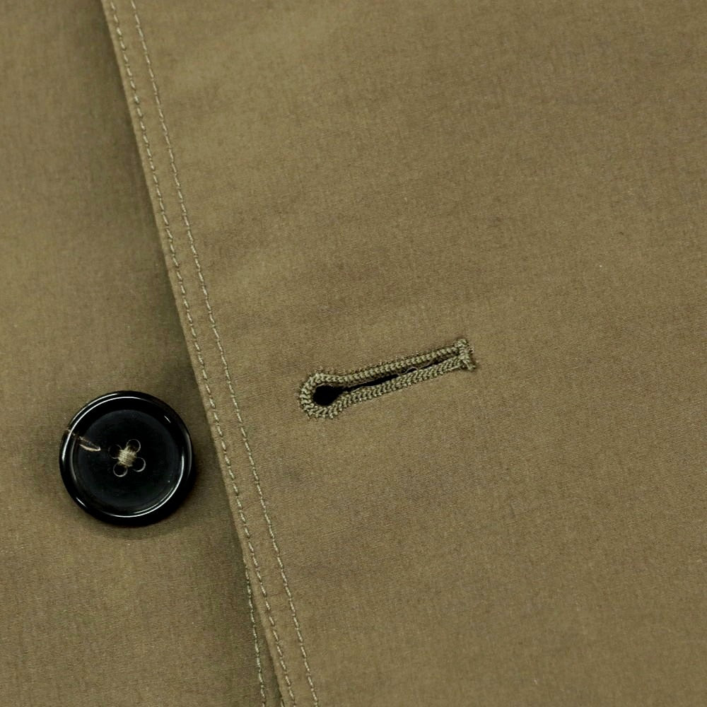 【中古】ジルサンダー JIL SANDER コットン 2つボタンスーツ セットアップ カーキ【サイズ46/46】【 状態ランクD 】【 メンズ 】