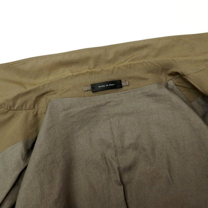 【中古】ジルサンダー JIL SANDER コットン 2つボタンスーツ セットアップ カーキ【サイズ46/46】【 状態ランクD 】【 メンズ 】