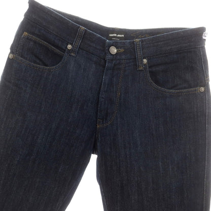 【中古】ジョルジオアルマーニ GIORGIO ARMANI コットン デニムパンツ ジーンズ ネイビー【 30 】【 状態ランクC 】【 メンズ 】