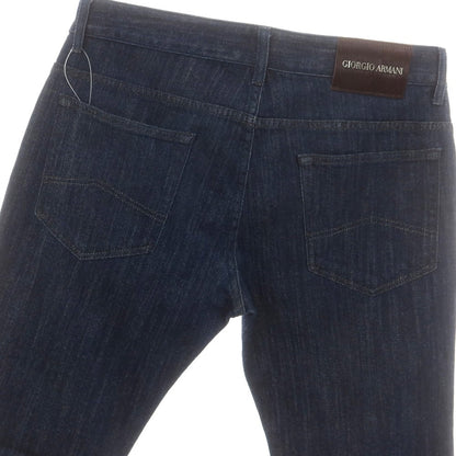 【中古】ジョルジオアルマーニ GIORGIO ARMANI LIMITED EDITION ストレッチ コットン デニムパンツ ジーンズ ネイビー【 31 】【 状態ランクB 】【 メンズ 】