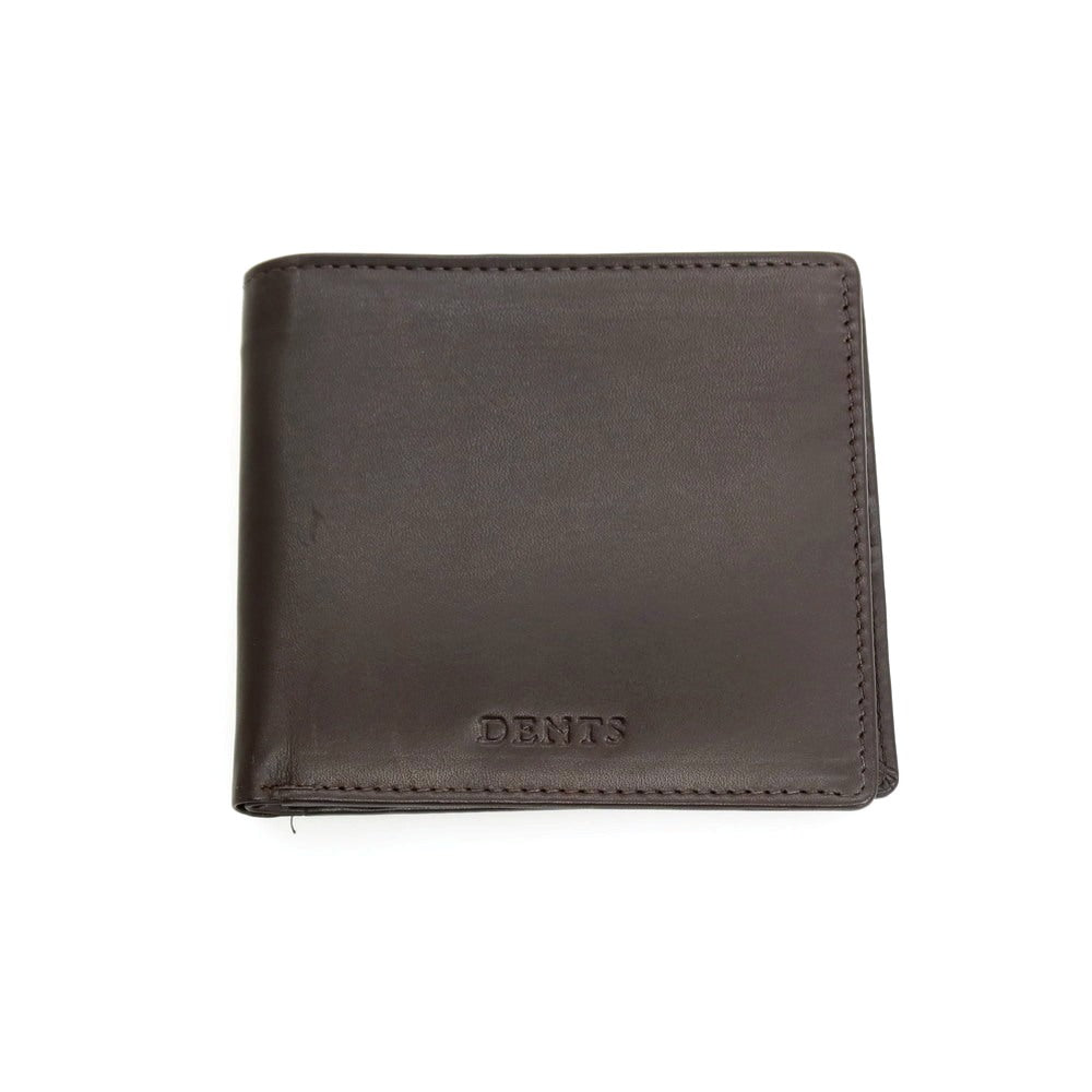 【中古】デンツ DENTS レザー 二つ折り財布 ブラウン【 状態ランクA 】【 メンズ 】