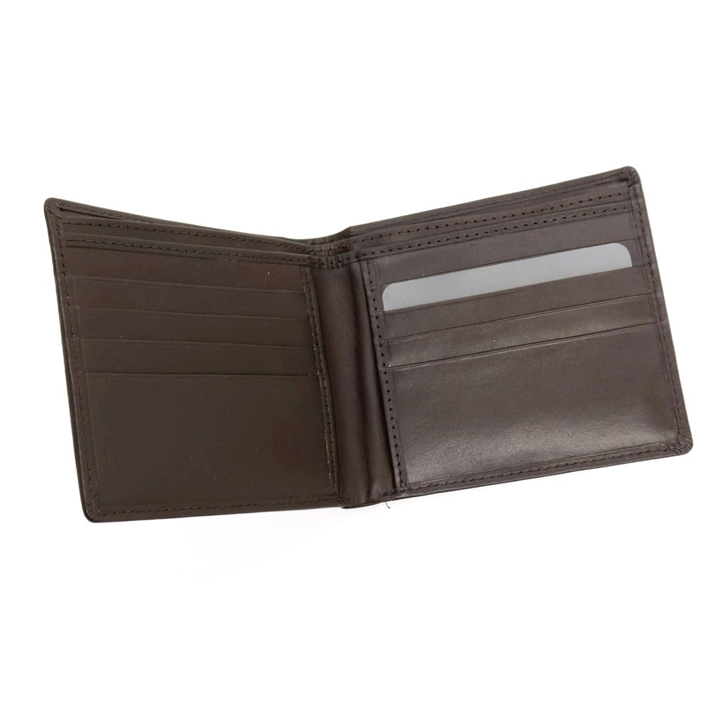 【中古】デンツ DENTS レザー 二つ折り財布 ブラウン【 状態ランクA 】【 メンズ 】