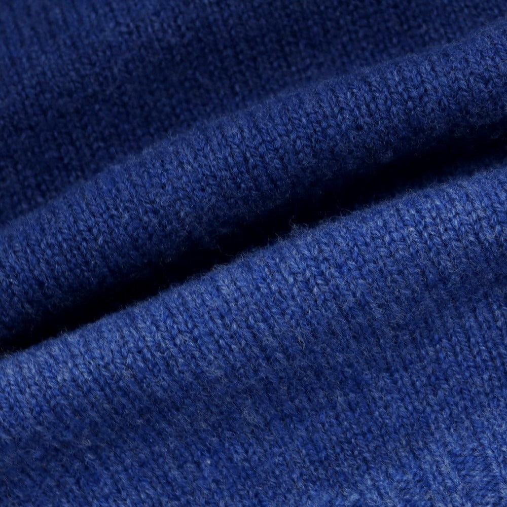 【中古】ドルモア DRUMOHR ウール クルーネック プルオーバーニット ネイビーxブルー【 48 】【 状態ランクB 】【 メンズ 】