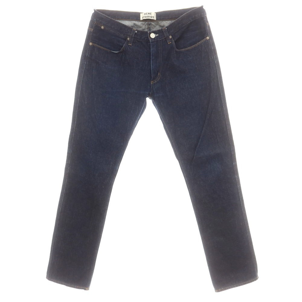 【中古】アクネストゥディオズ ACNE STUDIOS MAX NEW RAW コットン デニムパンツ ジーンズ ネイビー【 34 】【 状態ランクB 】【 メンズ 】