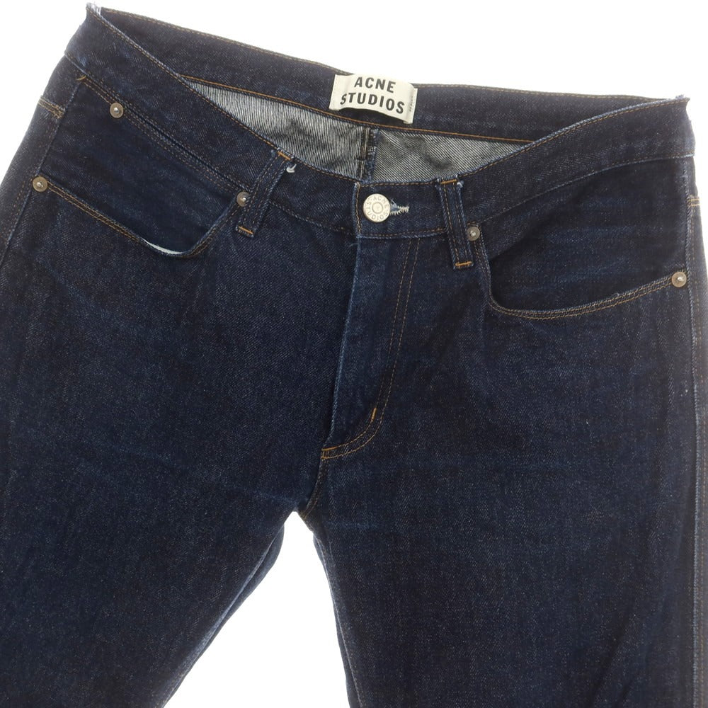 【中古】アクネストゥディオズ ACNE STUDIOS MAX NEW RAW コットン デニムパンツ ジーンズ ネイビー【 34 】【 状態ランクB 】【 メンズ 】