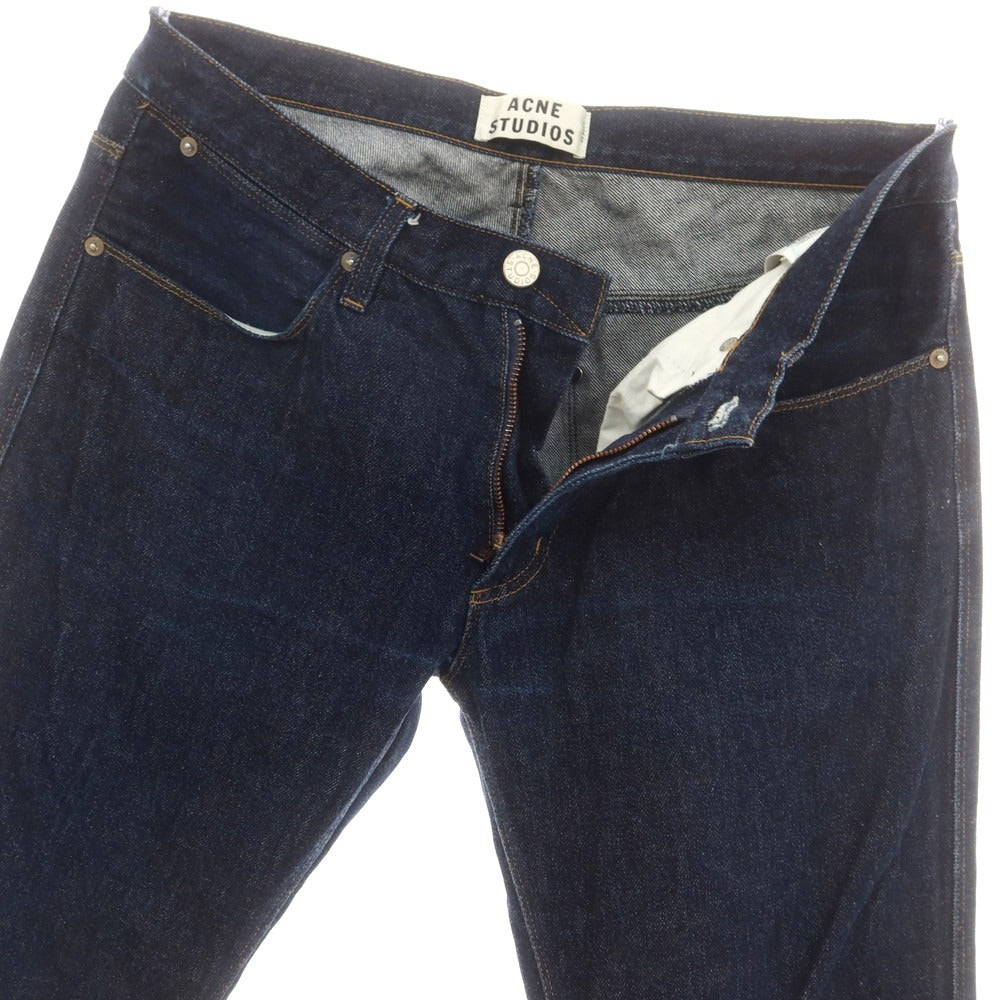 【中古】アクネストゥディオズ ACNE STUDIOS MAX NEW RAW コットン デニムパンツ ジーンズ ネイビー【 34 】【 状態ランクB 】【 メンズ 】
