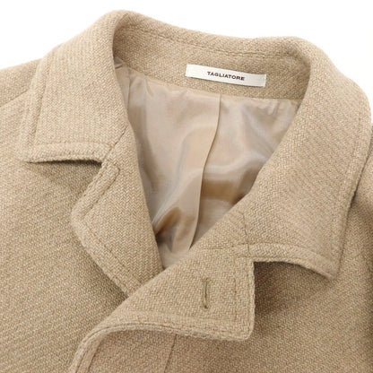 【中古】タリアトーレ TAGLIATORE ウールナイロン ステンカラーコート ベージュ【 48 】【 状態ランクA 】【 メンズ 】