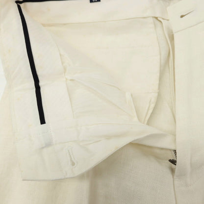 【中古】ポロ ラルフローレン Polo Ralph Lauren リネン カジュアルスラックスパンツ ホワイト【サイズ30】【 状態ランクC 】【 メンズ 】