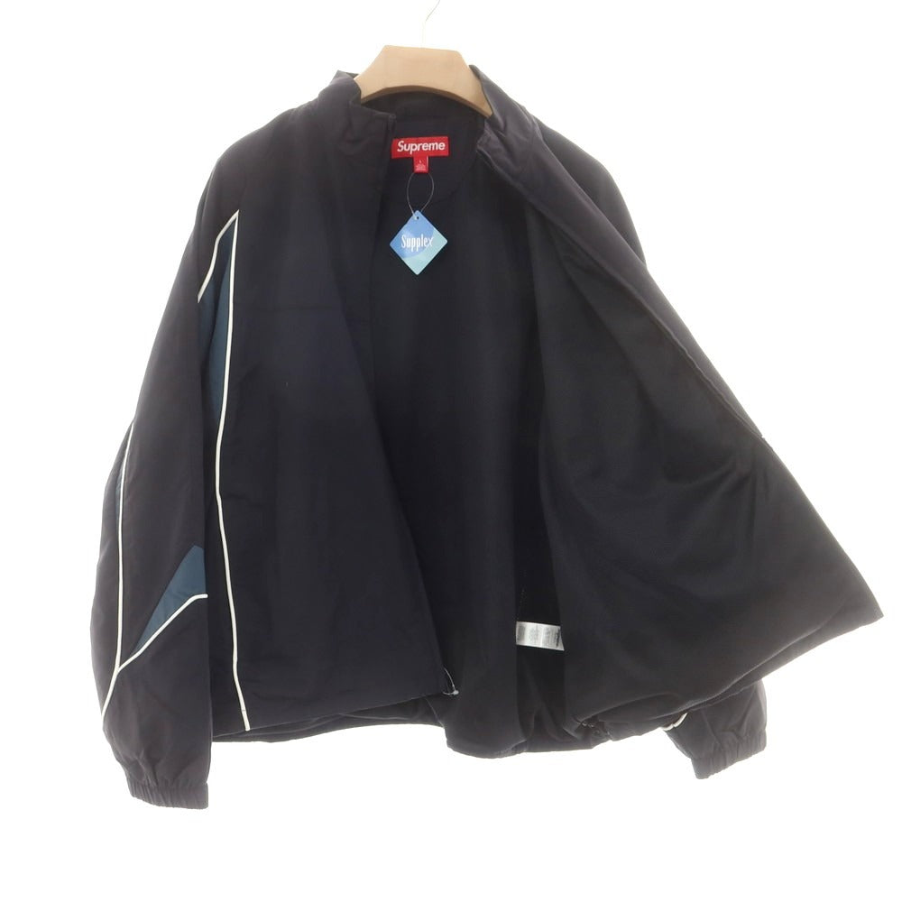 【中古】シュプリーム Supreme 2025年秋冬 Contrast Piping Track Jacket ナイロン トラックジャケット ブラック【 L 】【 状態ランクA 】【 メンズ 】