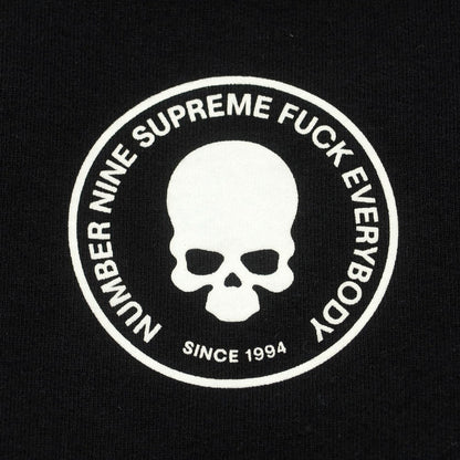 【中古】シュプリーム Supreme × Number (N)ine 2025年秋冬 Hooded Sweatshirt パーカー ブラック【 XL 】【 状態ランクA 】【 メンズ 】