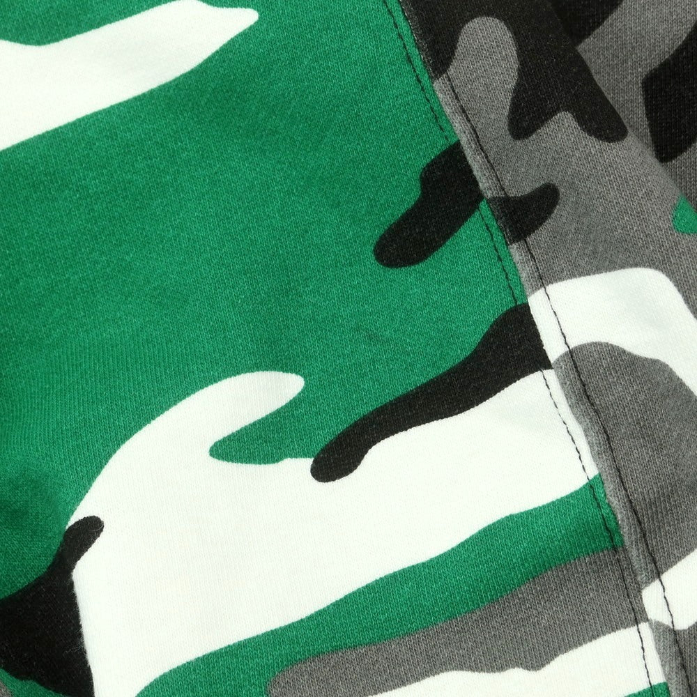 【中古】シュプリーム Supreme 2025年秋冬 Small Box Zip Up Hooded Sweatshirt カモフラ パーカー グリーンxグレー【 L 】【 状態ランクA 】【 メンズ 】