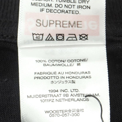 【中古】シュプリーム Supreme × Number (N)ine 2025年秋冬 Manson Tee コットン 半袖Ｔシャツ ブラック【 L 】【 状態ランクA 】【 メンズ 】