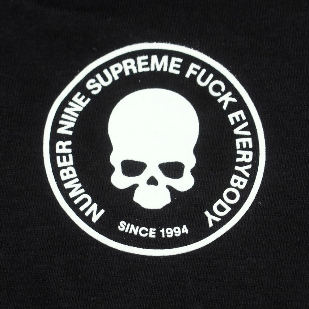 【中古】シュプリーム Supreme × Number (N)ine 2025年秋冬 Manson Tee コットン 半袖Ｔシャツ ブラック【 L 】【 状態ランクA 】【 メンズ 】