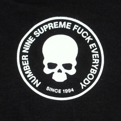 【中古】シュプリーム Supreme × Number (N)ine 2025年秋冬 Manson Tee コットン 半袖Ｔシャツ ブラック【 L 】【 状態ランクA 】【 メンズ 】
