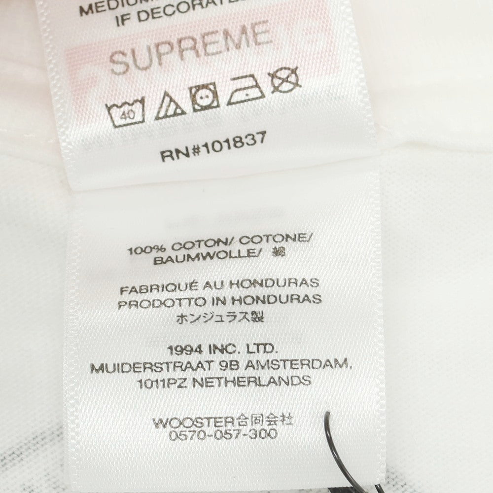 【中古】シュプリーム Supreme × Number (N)ine 2025年秋冬 Manson Tee コットン 半袖Ｔシャツ ホワイト【 L 】【 状態ランクA 】【 メンズ 】