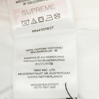 【中古】シュプリーム Supreme × Number (N)ine 2025年秋冬 Manson Tee コットン 半袖Ｔシャツ ホワイト【 L 】【 状態ランクA 】【 メンズ 】