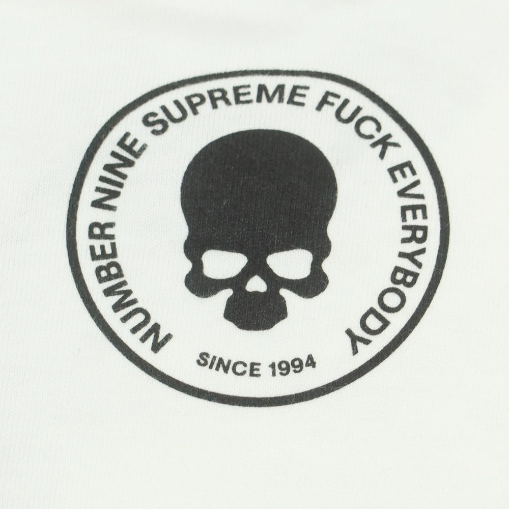 【中古】シュプリーム Supreme × Number (N)ine 2025年秋冬 Manson Tee コットン 半袖Ｔシャツ ホワイト【 L 】【 状態ランクA 】【 メンズ 】