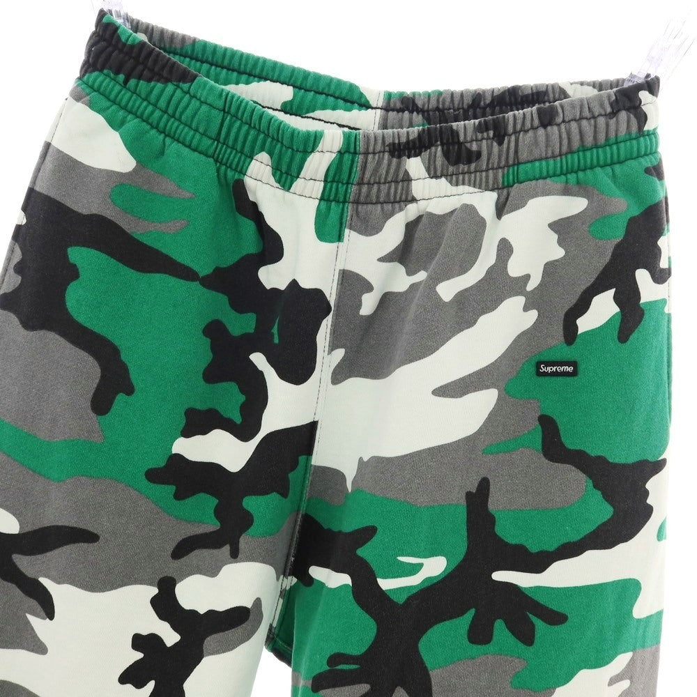 【中古】シュプリーム Supreme 2025年秋冬 Small Box Sweatpant カモフラ スウェットパンツ グリーンxグレー【 L 】【 状態ランクA 】【 メンズ 】