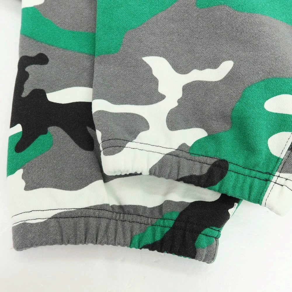 【中古】シュプリーム Supreme 2025年秋冬 Small Box Sweatpant カモフラ スウェットパンツ グリーンxグレー【 L 】【 状態ランクA 】【 メンズ 】