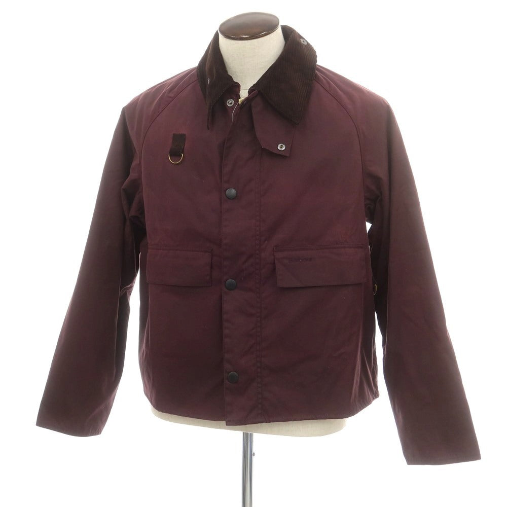 【中古】バブアー Barbour SPEY ワックスコットン フィールドジャケット ワインレッド【 L 】【 状態ランクB 】【 メンズ 】