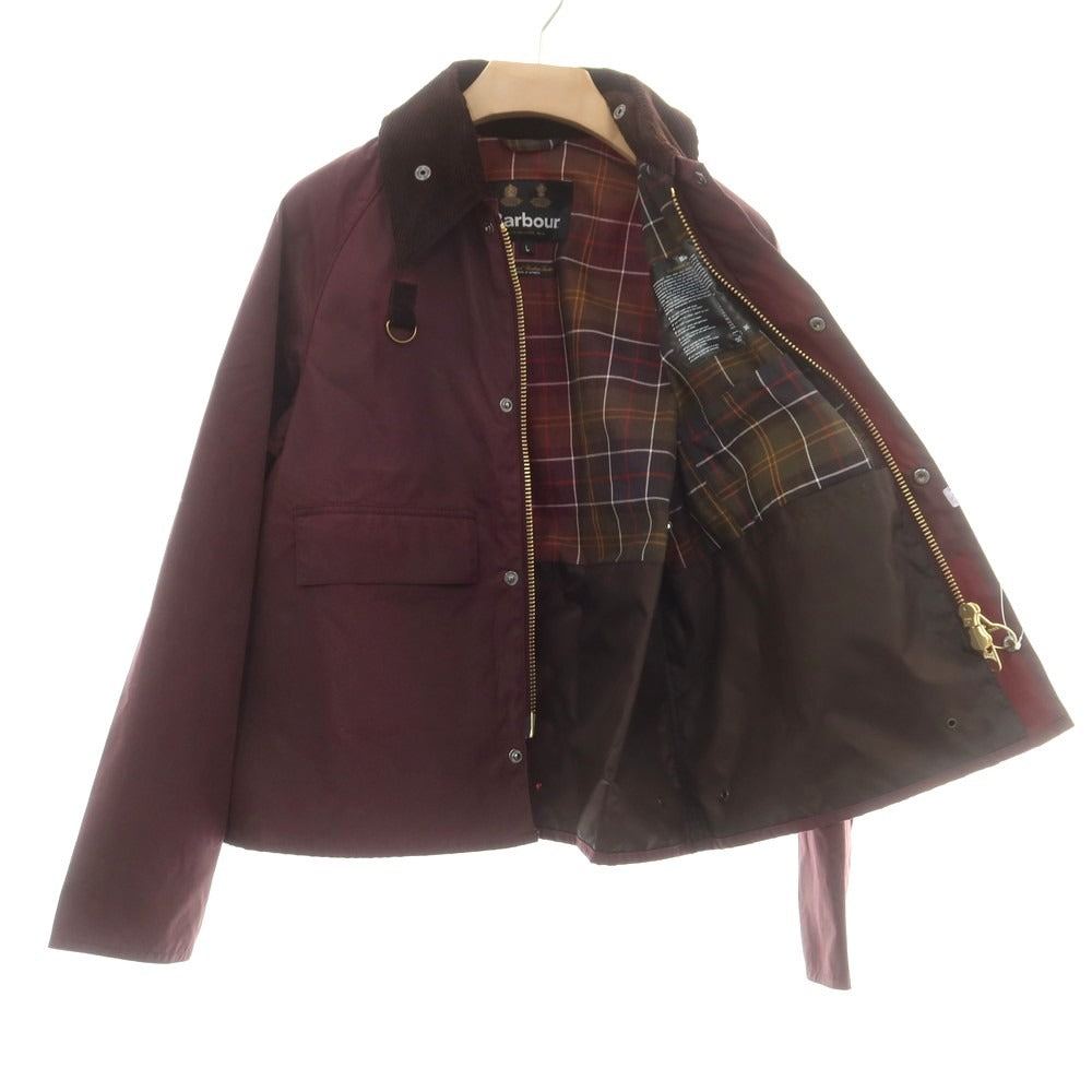 【中古】バブアー Barbour SPEY ワックスコットン フィールドジャケット ワインレッド【 L 】【 状態ランクB 】【 メンズ 】